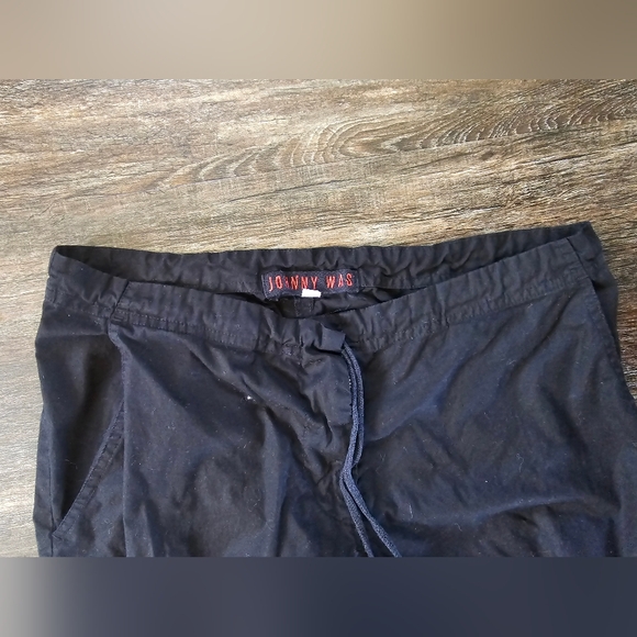Johnny Was Cargo Zipper Pants w/Patches Size Small - Picture 4 of 8